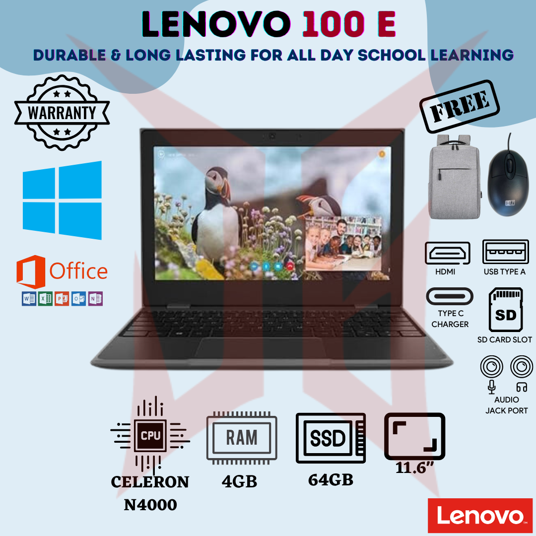 LENOVO 100E 2ND GEN 81M8 CELERON